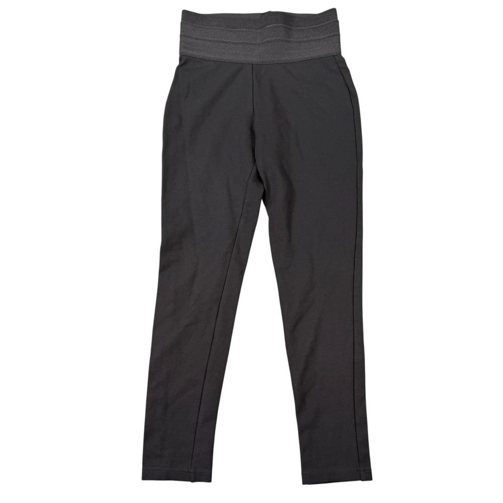 Zara Womens High Waist Black Elastic Band Skinny Leggings Size S